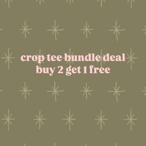 Crop Tee Bundle Deal